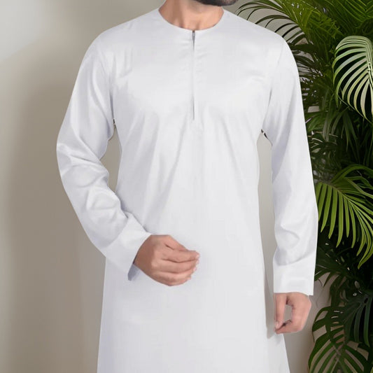 White Omani Thobe